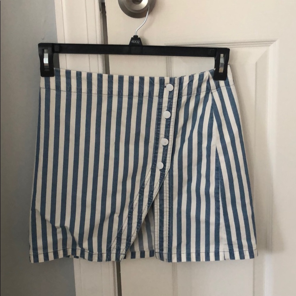 Striped Mini Skirt